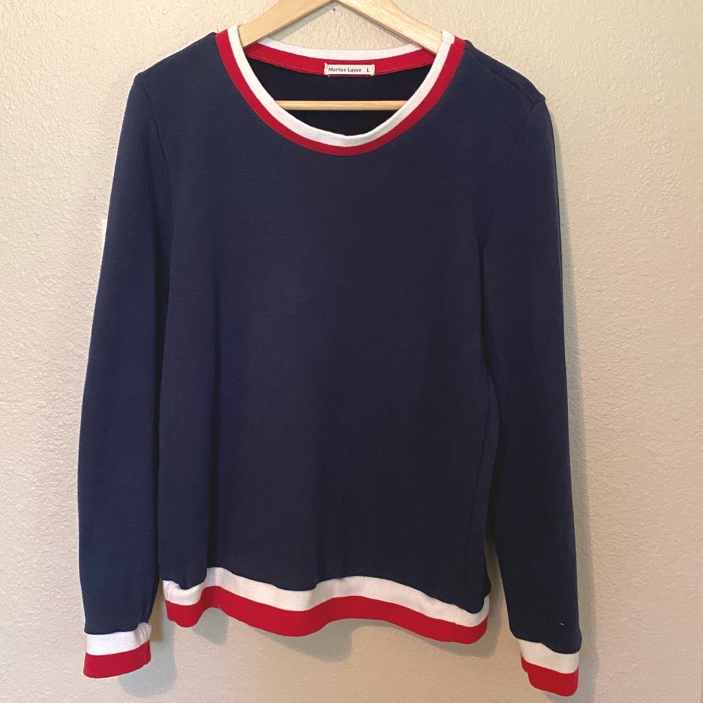 Marine Layer sweatshirt❤️🤍💙
